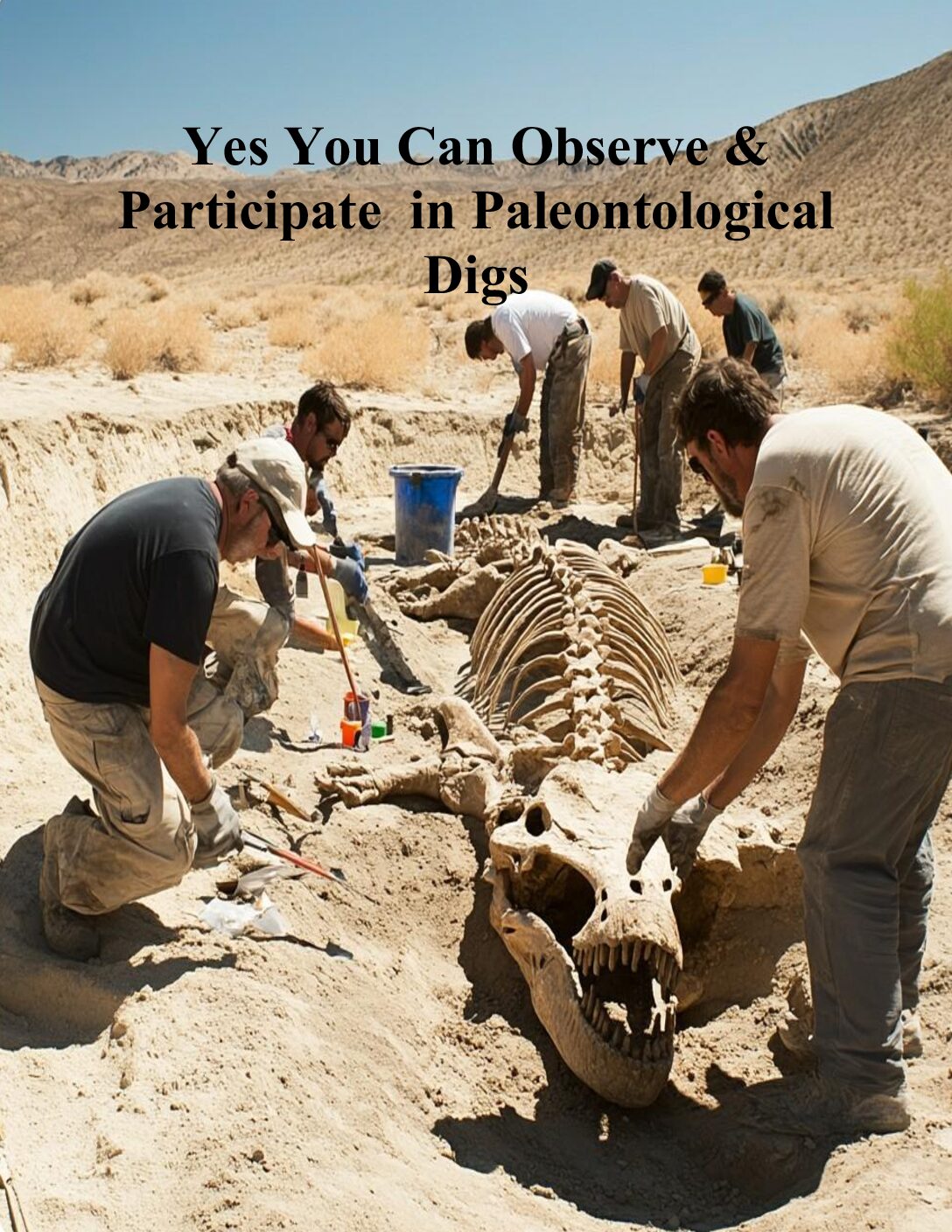 Yes, You Can Observe and Participate in a Paleontology Dig